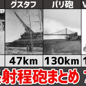 【武器解説】ドイツの長射程・超重砲まとめ７選、第一次～第ニ次世界大戦
