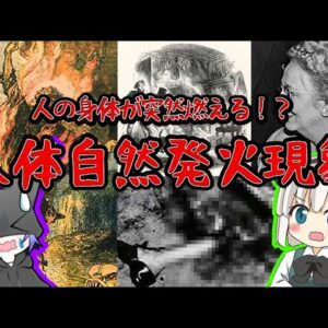 【人体の謎】人間が急に燃え出す⁉「人体発火現象」を語る【ゆっくり解説】