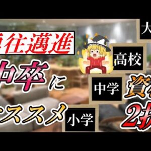 【ゆっくり解説】勇往邁進　中卒にオススメ資格2択【資格】