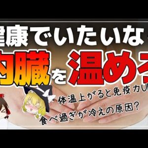 【ゆっくり解説】体温を上げて健康に！40代50代は内臓の冷えると…体を温める食べ物飲み物について