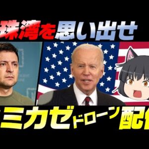 【ロシアーウクライナ情勢】真珠湾を言及する大統領に送られるカミカゼドローン【ゆっくり解説】