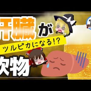 【ゆっくり解説】酒をやめても肝臓は放っておくとヤバイことに！意外な飲み物が肝臓に効く件について