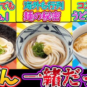 【ゆっくり解説】うどんチェーン史上人気の丸亀製麺・はなまる・なか卯の違いが面白すぎる！