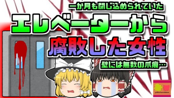 【2016年中国】エレベーターに閉じ込められた女性 壁をひっかき助けを求めるも一カ月以上発見されず…【ゆっくり解説】