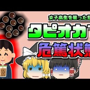 【2016年ﾍﾞﾄﾅﾑ】タピオカで危篤状態?!流行好きだった少女を襲った悲劇 【ゆっくり解説】
