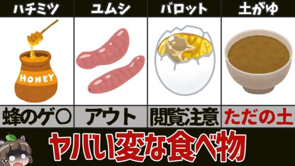 【奇食】なぜ食べようと思った？変な食べ物8選