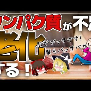 【ゆっくり解説】タンパク質不足の兆候！見落とすと命にも関わる可能性も！？