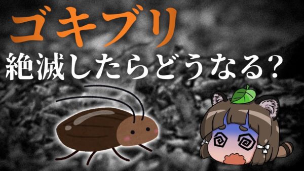 【写真なし】ゴキブリが絶滅したら地球はどうなる？