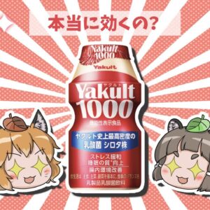 【乳酸菌】ヤクルト1000は本当に効果あるの？乳酸菌シロタ株のパワーに迫る！