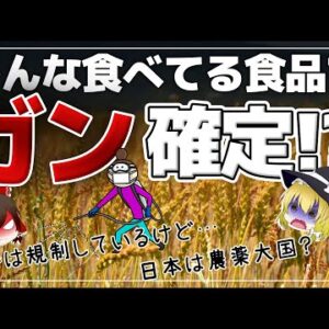 【ゆっくり解説】実は知らないガンになる食べ物とは！日本の食品、農薬の闇について