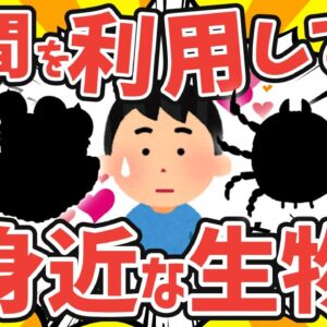 【逆支配】人間を利用している生き物6選