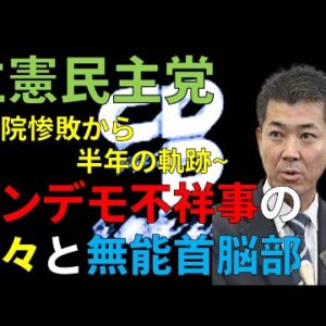 【立憲の政策解説】立憲民主党は参院選も惨敗しそうです