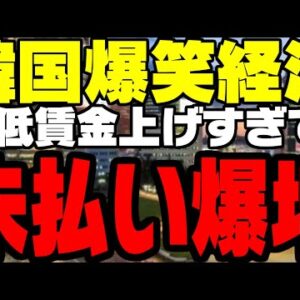 韓国、最低賃金引き上げすぎた結果【ゆっくり解説】