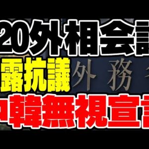 日本外務省、G20で中国韓国をガン無視宣言！さらにロシア相手に徹底抗議姿勢か【ゆっくり解説】