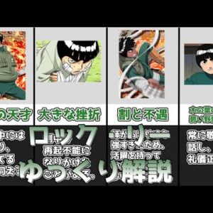 【ゆっくり解説】努力の天才 ロック・リー【NARUTO】