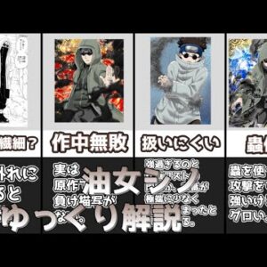 【ゆっくり解説】作中無敗の男 油女シノ【NARUTO】