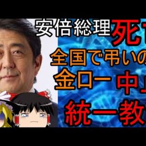 ゆっくり解説　安倍総理死、原因は宗教団体？
