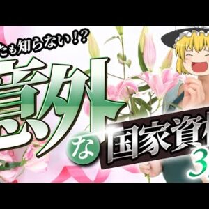 【ゆっくり解説】あなたも知らない！？意外な国家資格3選【資格】