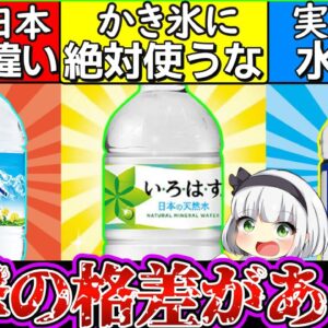 【ゆっくり解説】9割が知らない！天然水、ミネラル、ボトルドウォーターの違いとは？コストコの水は…