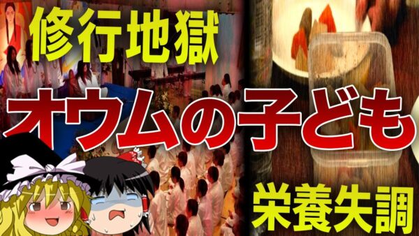 【ゆっくり解説】オウム出家信者の子供の生活を調べたら、地獄かと錯覚した・・・