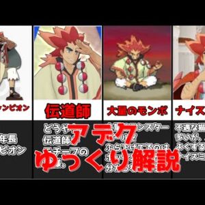 【ゆっくり解説】最も過小評価されたチャンピオン アデク【ポケモン】