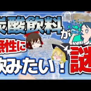 【ゆっくり解説】なぜ夏に炭酸飲料を飲みたくなるの？炭酸が無性に飲みたくなるのは病気？