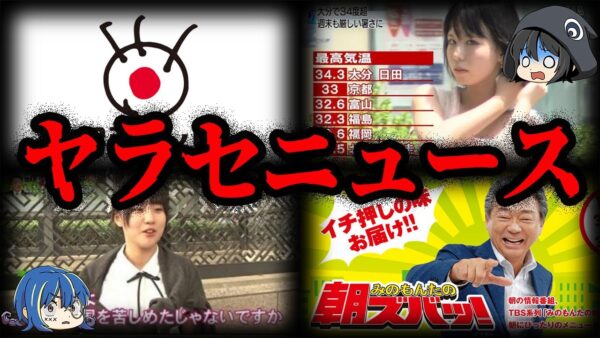 【ゆっくり解説】インタビューの捏造！？ニュース番組の酷すぎるヤラセ１０選