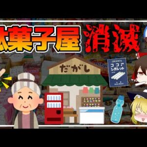 【ゆっくり解説】昭和懐かしい駄菓子屋が消えた件について 大量閉店の真相には闇があった件について