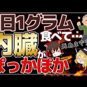 【ゆっくり解説】魔法の食材を1日1gとるだけ！？内臓を温める効果がすご過ぎる
