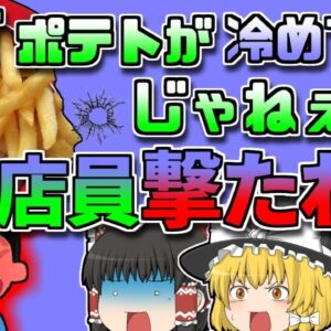 【2022年ｱﾒﾘｶ】母「ポテトが冷めてるわ」店員「はぁ…」→ブチキレた母親、息子を呼んで店員を撃たせる【ゆっくり解説】