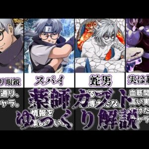 【ゆっくり解説】血統関係なしに強くなったスパイ 薬師カブト【NARUTO】