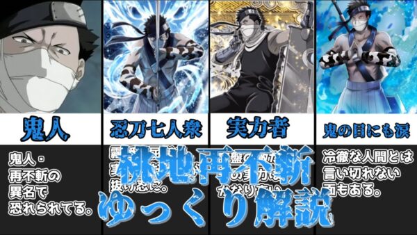 【ゆっくり解説】NARUTOの最初の敵キャラ 桃地再不斬【NARUTO】