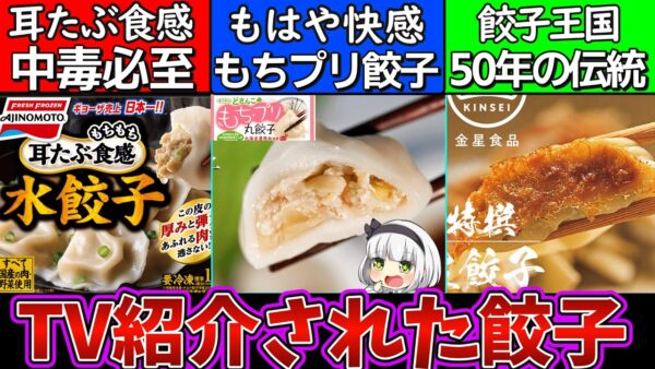 【ゆっくり解説】マツコも絶賛！TVで紹介された取り寄せ絶品餃子3選解説！