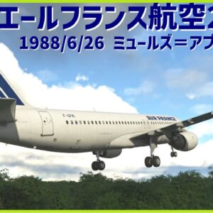 #169 エールフランス航空296便│航空ショーのデモ飛行中、機首を上げたまま森に突っ込む