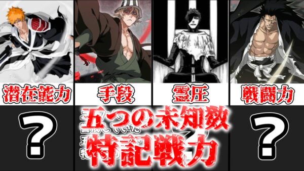 【ゆっくり解説】ユーハバッハが警戒した五人の未知数 特記戦力【BLEACH】