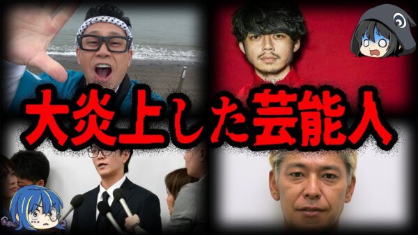 つぶやいたら大炎上！SNSでやらかした芸能人７選【ゆっくり解説】