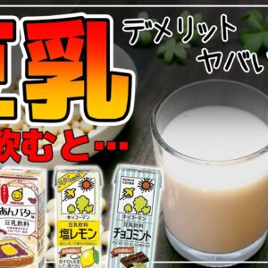 【ゆっくり解説】豆乳を毎日飲むと…意外なリスクとヤバい噂！進化系豆乳について