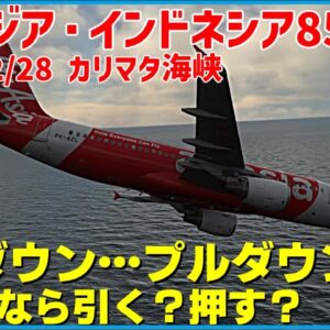 #172 インドネシア・エアアジア8501便│繰り返し表示される警告の対応中、突然自動操縦が解除され制御困難に陥る