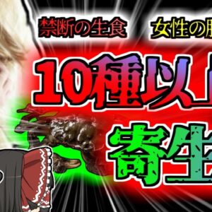 【2020年中国】胸の痛みを訴えて検査を受けた女性 体内から10種類以上の寄生虫が発見される 生食のリスク 【ゆっくり解説】