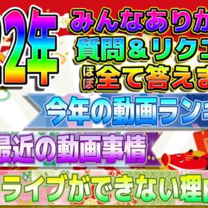 2022年みんなありがとう！視聴者からの質問＆リクエスト