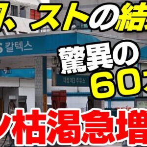 何も考えずにストをやった韓国、ガソリンスタンド60カ所でガソリン枯渇【ゆっくり解説】