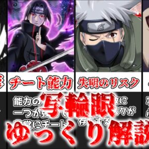 【ゆっくり解説】うちは一族の血継限界 写輪眼【NARUTO】