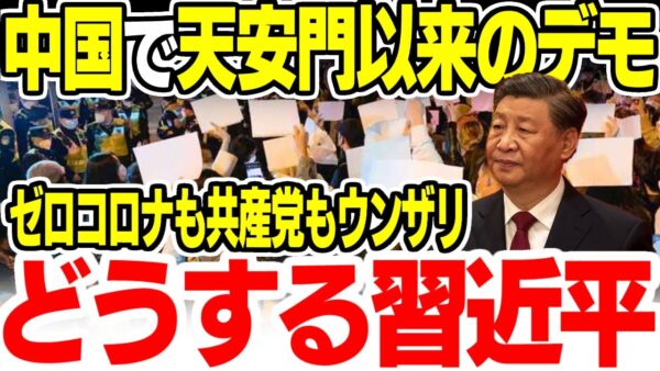 どうする習近平？！白紙を掲げたデモ、全土に広がる【ゆっくり解説】