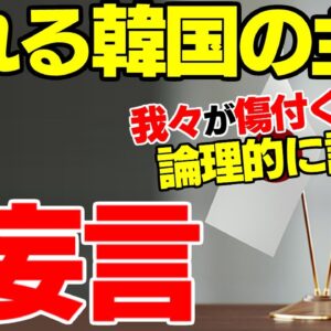 【韓国の妄言】自分達が傷付くから日本は論理的に話すな←？？？【ゆっくり解説】