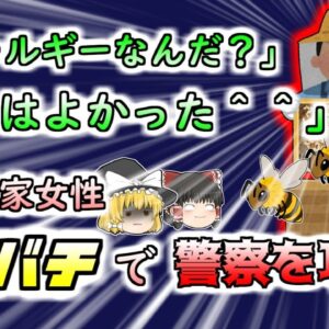 【2022年米国】 『あら、彼はアレルギーがあったの？それはよかった』ハチに警察官を襲わせた女性が放った恐ろしい一言【ゆっくり解説】