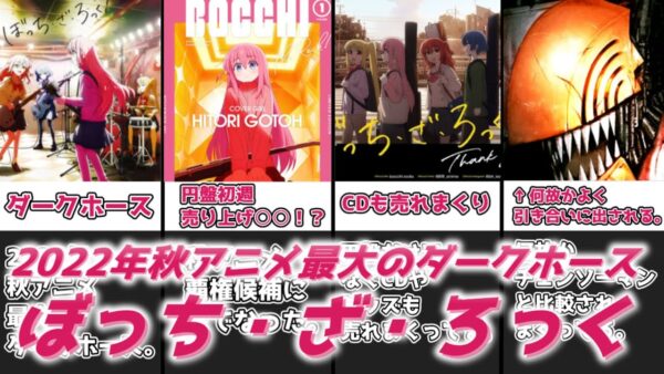 【ゆっくり解説】2022年秋アニメ最大のダークホース、ぼざろがヒットした理由を解説＆考察【ぼっち・ざ・ろっく！】