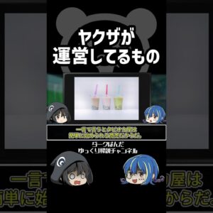 【ゆっくり解説】ヤクザが運営してるもの #Shorts