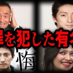有名なのにやらかした。犯罪を犯した事のある有名人７選【ゆっくり解説】