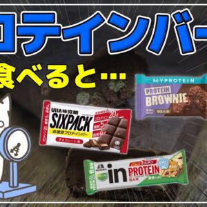 【ゆっくり解説】プロテインバー毎日食べると…筋トレしないけど美味しいからいいよね