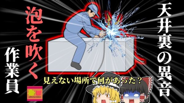【2007年】病院の天井裏で工事中突然「ドンッ！」という音が…天井裏の作業員に何があった？ 活線作業の恐ろしさ 【ゆっくり解説】